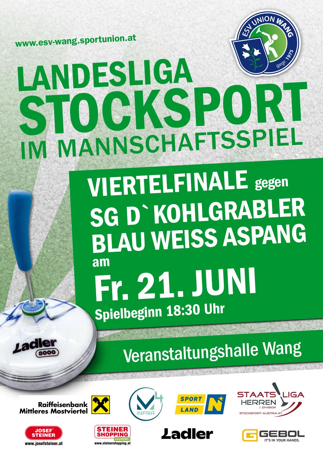 DIN A1 Plakat Landesliga VF-grün