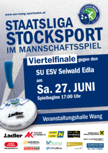 DIN A1 Plakat Staatsliga VF gegen Edla_2026