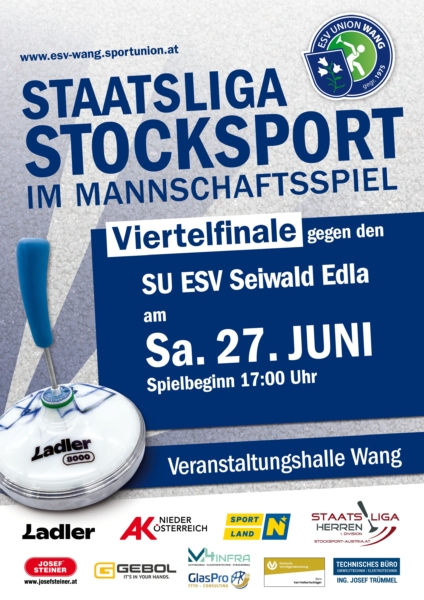 DIN A1 Plakat Staatsliga VF gegen Edla_2026