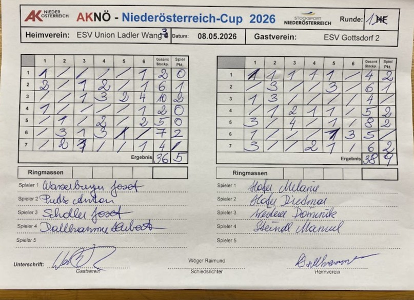 Wang gegen Gottsdorf